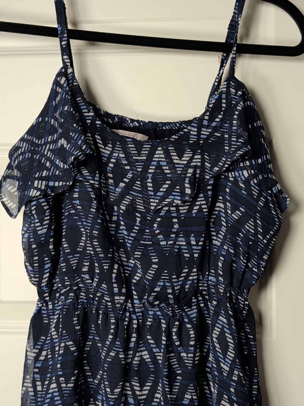 GAP Navy Printed Midi Sundress with Spaghetti Straps - Picture 7 of 11